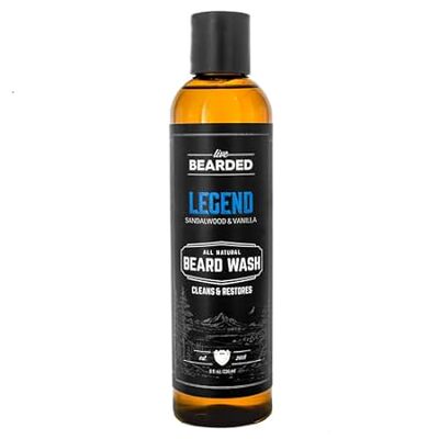 Live Bearded: Beard Wash - Legend - Beard and Face Wash -