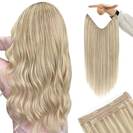 YoungSee Wire Hair Extensions Human Hair Highlight Wire H