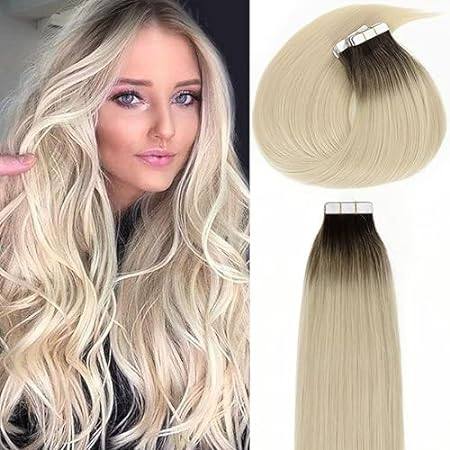 Lacerhair Natural Hair Remy Tape in Human Hair Extensions