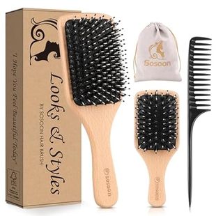 Pack Boar for Brush Wome Hairbrush Paddle Hair Bristle