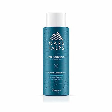 Oars + Alps Men's Moisturizing Body and Face Wash， Skin C