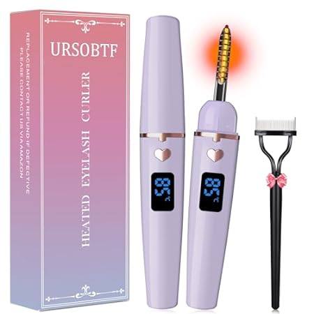 Heated Eyelash Curlers， Heated Lash Curler Type C Recharg