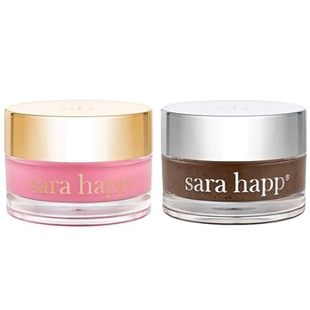 sara happ Sweet Clay Mask + Vanilla Bean Sugar Scrub Lip