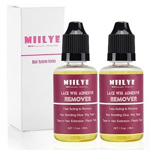 MIILYE Wig Glue Remover x 2 Bottles， Tape in Hair Extensi