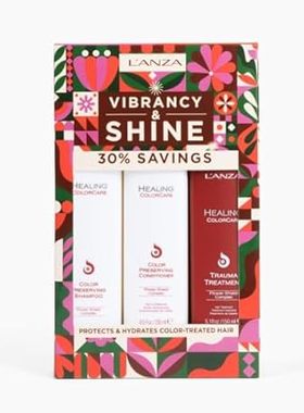 L'ANZA Healing ColorCare Trio Hair Kit， Color-Preserving
