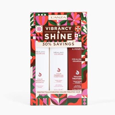 L'ANZA Healing ColorCare Trio Hair Kit， Color-Preserving
