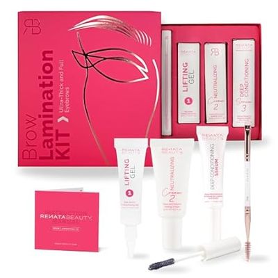 RB RENATA BEAUTY Brow Lamination Kit – 4Pcs Set DIY Eyebr