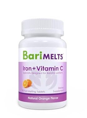 BariMelts Iron Supplement with Vitamin C - 1 Month Supply