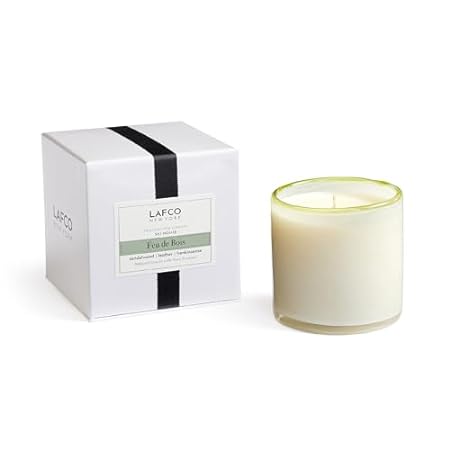 LAFCO New York Signature Candle， Feu de Bois - 15.5 oz -