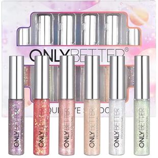 Liquid Glitter Eyeshadow Set， Long Lasting， Quick-Drying