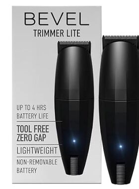 Bevel Beard Travel Trimmer Lite for Men - Black Edition C