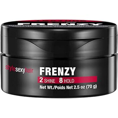 SexyHair Style Frenzy Matte Texturizing Paste， 2.5 Oz | F