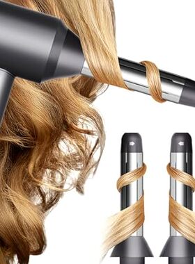 Automatic Curling Wands Attachments with 2 Curlers for Dy