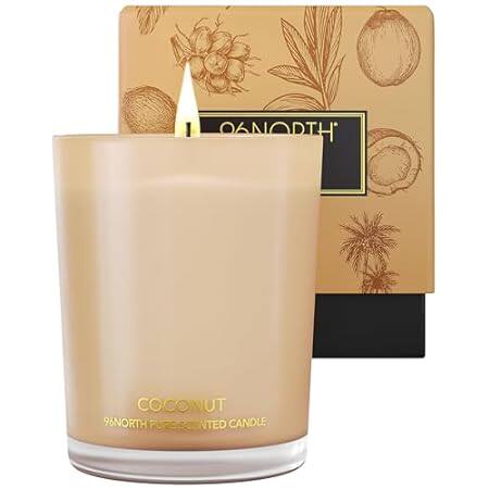 96NORTH | Pure Coconut Candle | 100% Natural Soy Wax | Ja