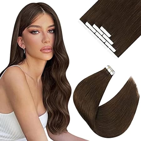 Sunny Hair Brown Tape in Hair Extensions Real Human Hair