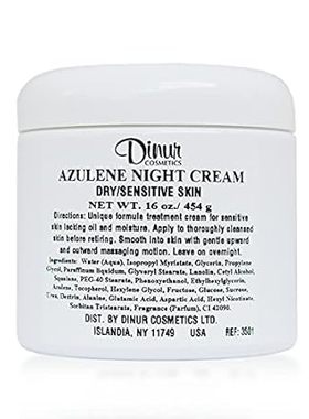 Azulene Night Cream for Dry/Sensitive Skin Good for Hydra