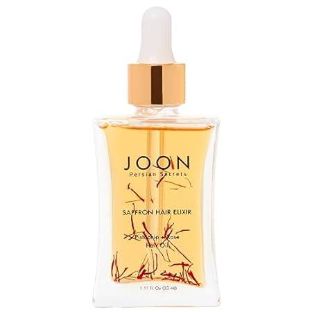 Joon Saffron Hair Elixir Pistachio + Rose Hair Oil， 1.11