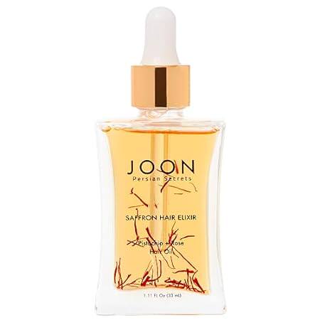 Joon Saffron Hair Elixir Pistachio + Rose Hair Oil， 1.11