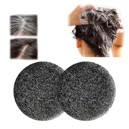 Gray Hair Mane Gray Reverse Bar for Unisex（2pcs），White ha