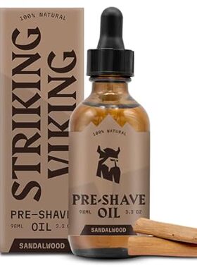 Striking Viking Pre Shave Oil For Men - Shaving Oil Sanda