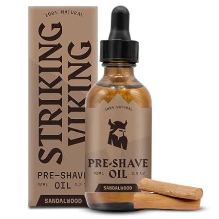 Striking Viking Pre Shave Oil For Men - Shaving Oil Sanda