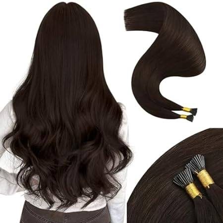 Moresoo I Tip Hair Extensions Human Hair 22 Inch Hair Ext
