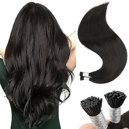 I Tip Hair Extensions Human Hair 50 Grams Silky Straight