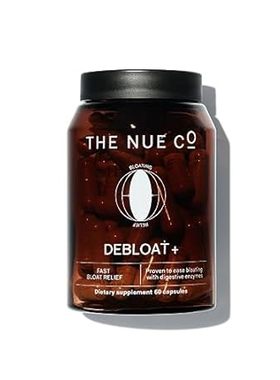 The Nue Co. DEBLOAT+ Supplement， Bloating， Soothes Gas an