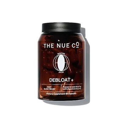 The Nue Co. DEBLOAT+ Supplement， Bloating， Soothes Gas an