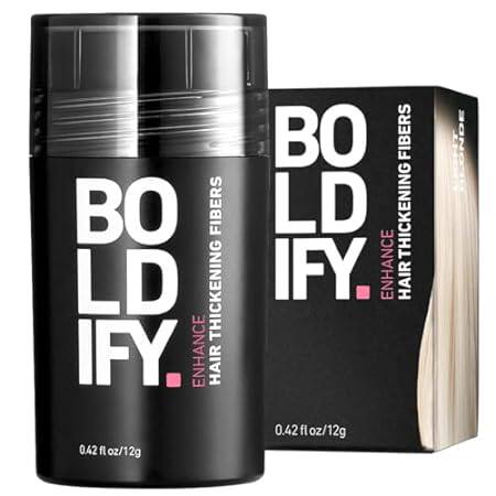 BOLDIFY Hair Fibers (12g) Fill In Fine and Thinning Hair