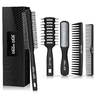 Hair 5Pcs Brush Men Profess for SalonSilk