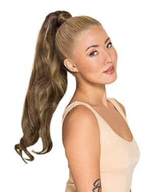 WENNALIFE Ponytail Hair Extension， 16 Inch 80g Balayage C