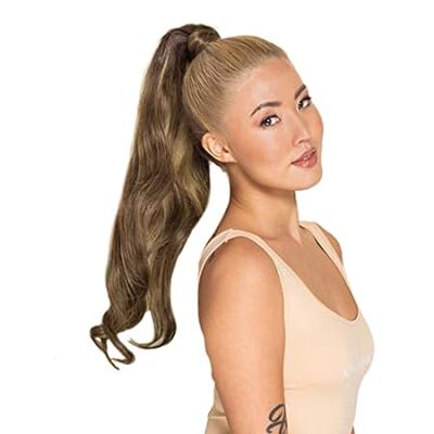 WENNALIFE Ponytail Hair Extension， 16 Inch 80g Balayage C