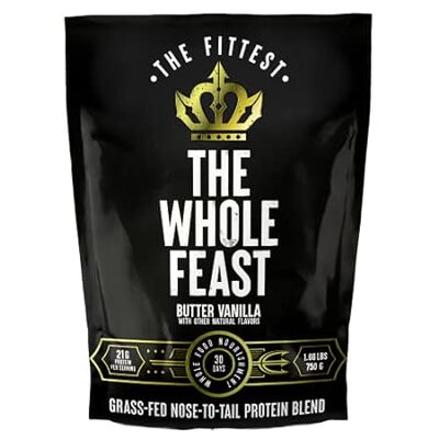 The Fittest Whole Feast Beef Protein Powder - Butter Vani