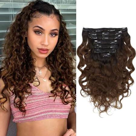 Loxxy Clip in Human Hair Extensions Natural Color Virgin