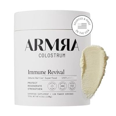 ARMRA Colostrum? Premium Powder， Grass Fed， Gut Health Bl