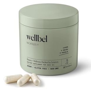 WELLBEL Women + Clean Supplement for Hair， Skin， and Nail