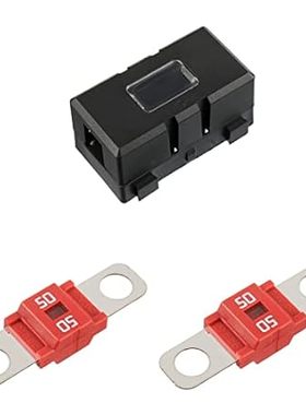 SIGANDG Midi Fuse Holder and 2 Pieces 50A Midi high Curre