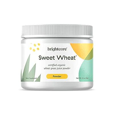 Brightcore Nutrition Sweet Wheat Wheatgrass Juice Powder，