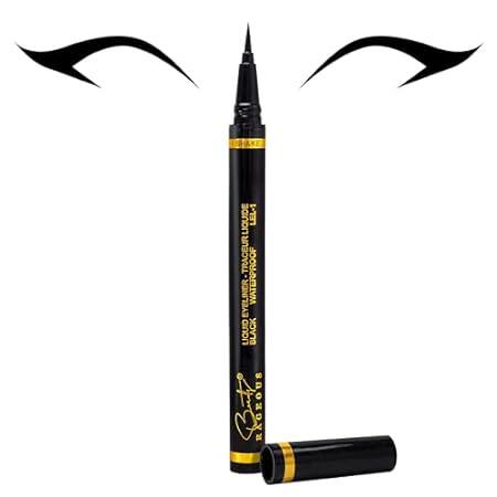 Liquid Black Eyeliner - Waterproof， Smear-Resistant (LEL-