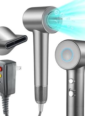 Hair Dryer， 200 Million Negative Ionic 1500W Fast Drying