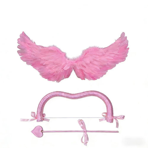 万圣节情人节派对狂欢舞会/Cosplay道具/丘比特爱心弓箭套件/翅膀