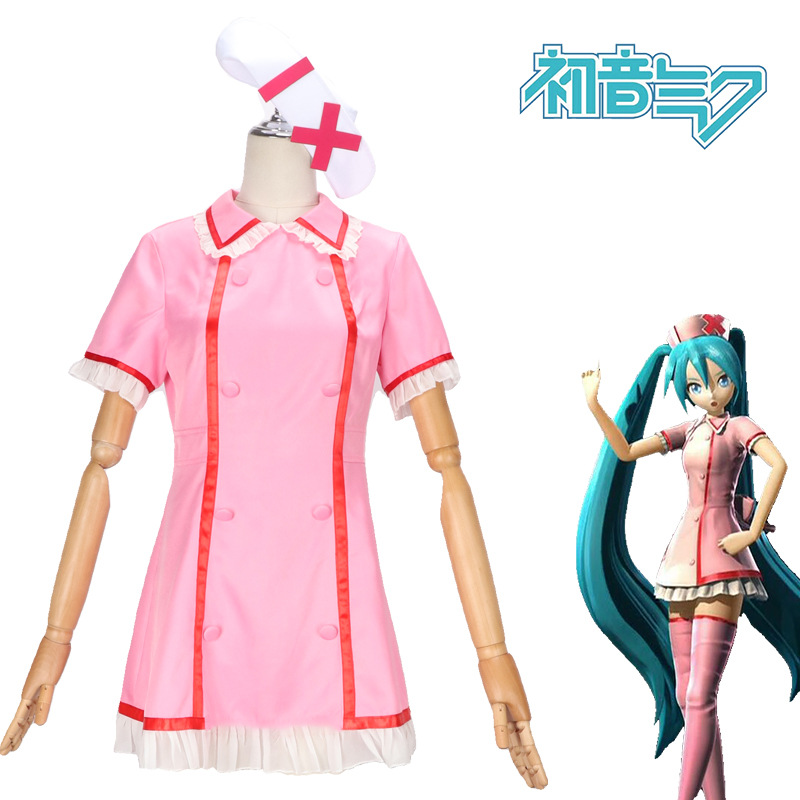 恋色病栋初音未来cos服护士服全套cosplay动漫服装女万圣节服饰