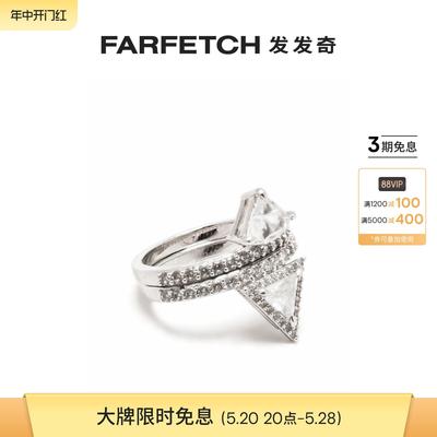 Swarovski女士Ortyx 晶饰戒指FARFETCH发发奇