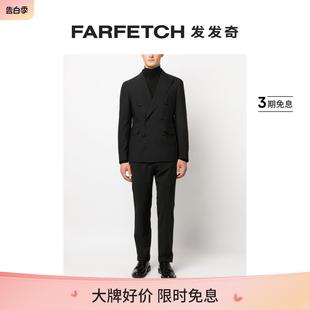 FARFETCH发发奇 套装 双排扣初剪羊毛西装 Tagliatore男士