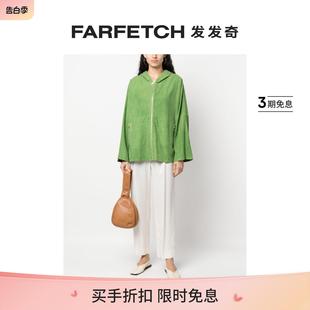 Arma女士连帽绒面皮拉链夹克FARFETCH发发奇 Sale Final