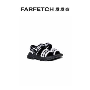 FARFETCH发发奇 Dsquared2童装 logo织带魔术贴凉鞋