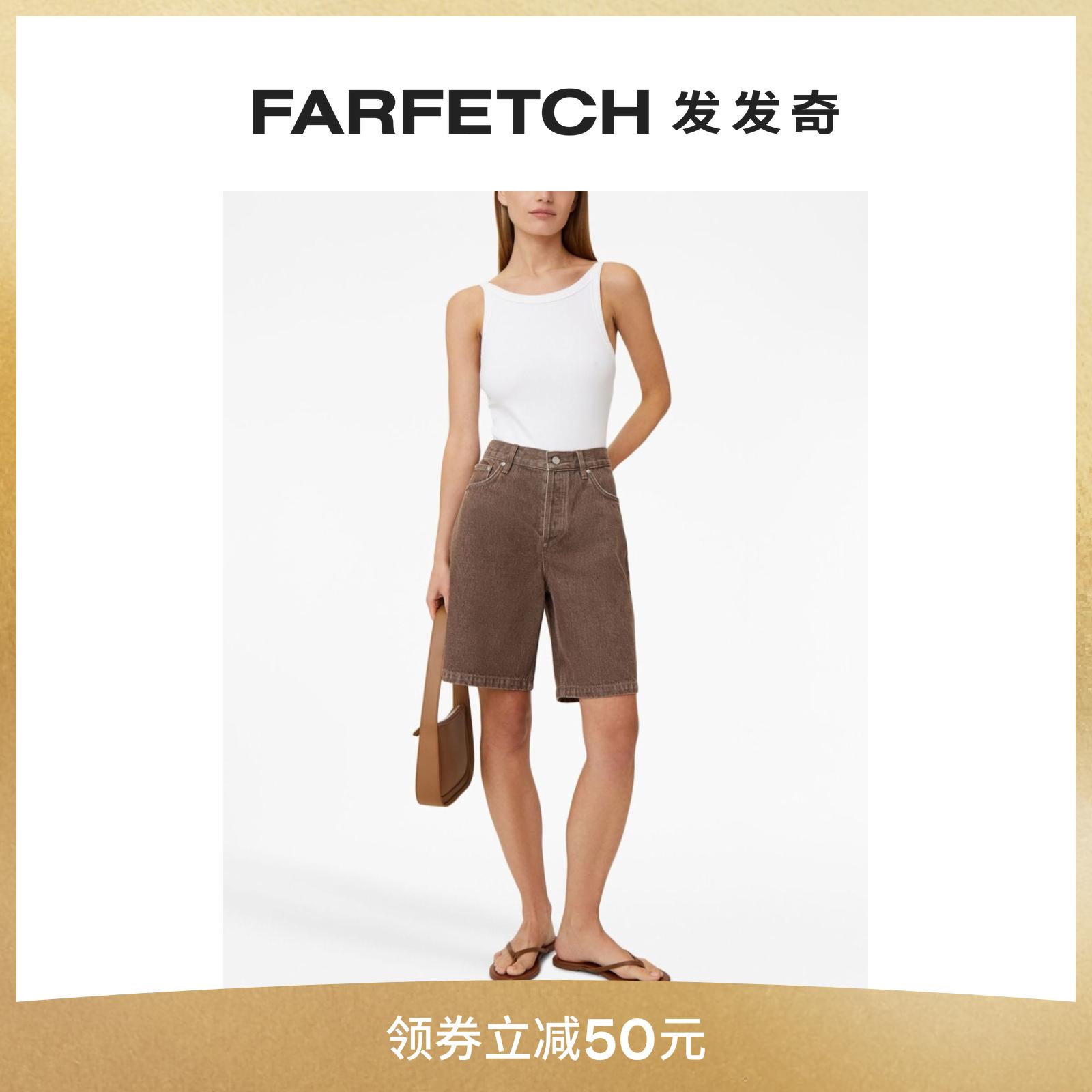 12 STOREEZ女士高腰牛仔短裤FARFETCH发发奇