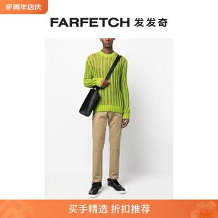 FARFETCH发发 Sale Final Dsquared2男士 弹性棉质条纹细节卡其裤