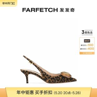 Gianvito FARFETCH发发奇 豹纹中跟鞋 Rossi女士Jaipur